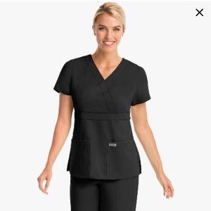 Grey’s Anatomy Black Scrub Top